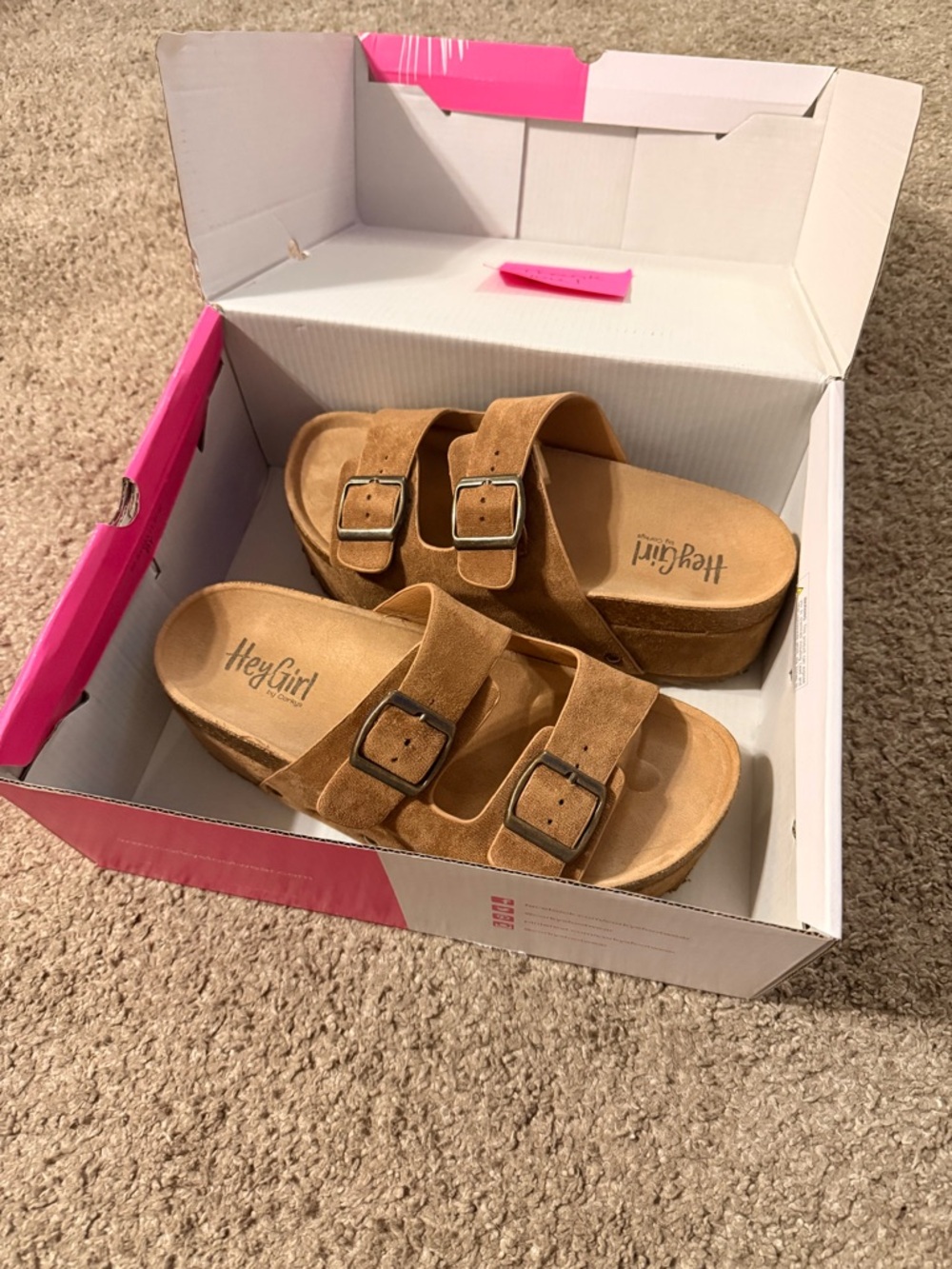 Corky’s Cognac Platform Slide Sandals - Women's - Picture 3 of 12